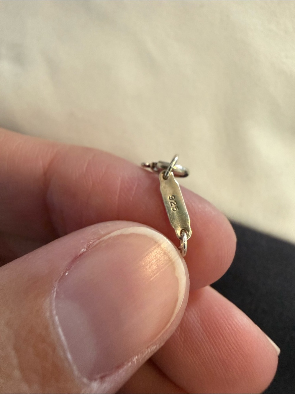 Tiffany & Co. Double Heart Pendant Necklace in Light Green and Silver - Picture 5 of 7